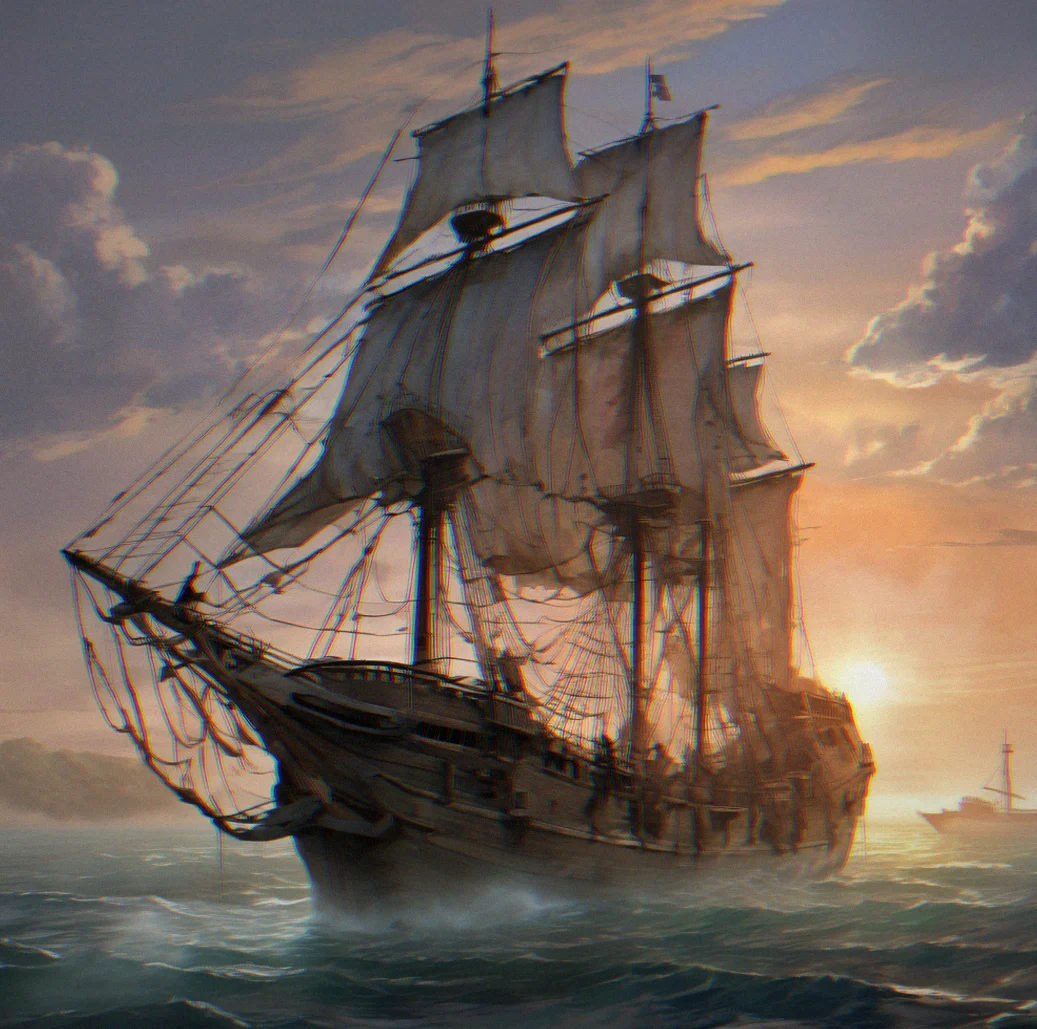 Warning notification from quartermaster: crew rations will expire in 3 days, with options to return to port or continue expedition